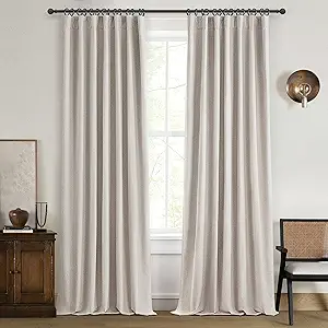 Blackout 96 Inch Long Boho Curtains 